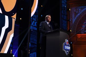 Chicago, IL - April 29, 2016 - Auditorium Theatre: Roger Goodell during the 2016 NFL Draft (Photo by Joe Faraoni / ESPN Images)